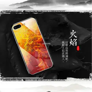 TOTU台灣官方 鋼化 玻璃 背板 iphone7plus iphone8plus i7+ i8+ 手機殼 防摔殼 四角 全包 軟邊 掛繩孔 火焰