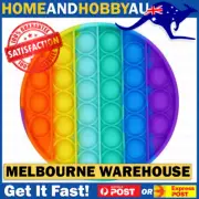 Pop It Rainbow Color Sensory Stress Toy Popit Autism Treatment Fidget Toys