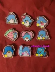Blue Penguin Tuxedo Sam 4cm Acrylic Set For DIY - *BRAND NEW* - 27 PCS