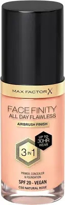 Max Factor Facefinity 3-In-1 Foundation Natural Rose 50