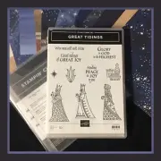 Stampin' Up! GREAT TIDINGS Stamps, WISE MEN Dies & O HOLY NIGHT DSP **NEW** #422