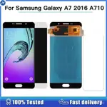 OLED 液晶顯示器適用於 SAMSUNG GALAXY A7 2016 A710 SM-A710F A710M 觸摸屏