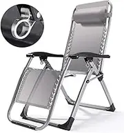 Zero Gravity Lounge Chair, s Garden Folding Zero Gravity Chair Comfy Adjustable Backrest for Beach Camping Outdoor Patio Lounge Chairs Lounge Chair Comfortable Anniversary