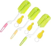 Beatifufu Set of Accessories Cleaning Brush Rotation for Easy Feeding Bottle Sponge Brush