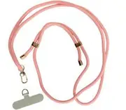 Peach Rope Crossbody Phone Strap