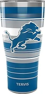 Tervis Traveler NFL Detroit Lions - Hype Stripes Triple Walled Insulated Tumbler Travel Cup Keeps Drinks Cold & Hot, 30oz, Stainless Steel