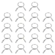 Fuel Line Hose Clips, 30Pcs 6mm 304 Stainless Steel Tubing Spring Clamps