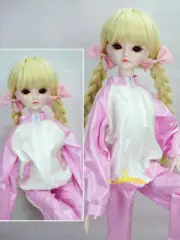 1/3 SD BJD Clothes Lolita Outfit Pink+White Spliced Sports Suit Jacket+Pants AOD