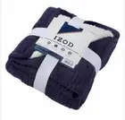 IZOD Basketweave/Sherpa Reversible Throw