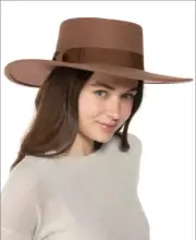 Nine West Wool Felt Telescope Floppy Hat