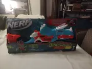 Nerf DinoSquad Tricera-blast Blaster, Break-Open 3-Dart Loading