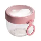 1 set of Portable Soup Bowl Mini Salad Bowl Lightweight Milk Cup with Spoon