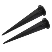 2pcs Floodlight Ground Stake 1.57x6.5 Inch Spikes for LED Flood Light Aluminum