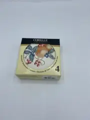 Corelle Coordinates Absorbent Stoneware Cork Back Coasters: Set of Four