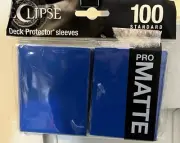 Eclipse Ultra Pro MTG Deck Protector Sleeves Dark Blue Pro Matte 100 Standard