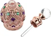 CALLARON Retro Perfume Bottle Elegant Refillable Fragrance Dispenser Portable Travel for Home Decor Stylish Vanity Dressing Table Accessory