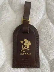 NEW Louis Vuitton Large Luggage Tag *HAWAII Stamp*