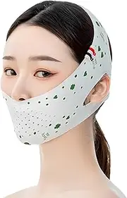 Reusable V Line Face Strap, Chin Strap for Sleeping, Double Chin Reducer for Women, Face Lift (Night Use)