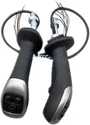 DEMULAX for 300lc 380lc 420lc 700lc Wheel Excavator Parts Modified Log Clamp Log Grabber 34 Button Rexroth Joystick Handle V Excavator Joystick Controller