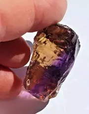World class quality Ametrine facet rough from Bolivia...143 carat