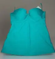 Old Navy NWT Women's Small Tankini Top Green NEW