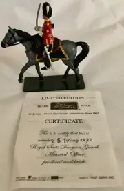 Wm. Britain, Royal Scots Dragoon Guards Horseback Mounted Officer, #48013. NIB