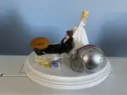 Ohio State Buckeyes Cake Topper Bride Groom Wedding day Funny College Football