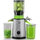 Cold Press Juicer, Slow Masticating Juicer with 4.35" Large Feed Chute Fit Wh...