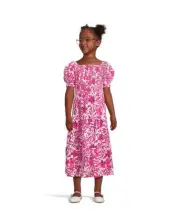 Lilly Pulitzer Kids Mini Jilly Sleeved Midi Dress (Toddler/Little Kids/Big Kids)