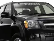 New Zealand NZ Warriors BIG Car Window Decal Sticker LETTERING