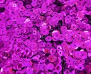 5,000 pcs Metallic Fuchsia Pink 5mm Round Cup Tiny Loose Sequins Sewing Crafts