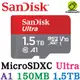 SanDisk Ultra MicroSDXC microSD 1.5T 1.5TB A1 TF 150MB 高速記憶卡