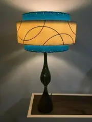 Mid Century Vintage Style 3 Tier Fiberglass Lamp Shade Modern Atomic Retro TIGA