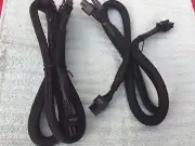 2 pcs EVGA SuperNOVA 8 PIN TO dual 8 +6 pin PCIE VGA Power Supply Cable,Origin