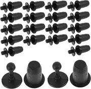 ERINGOGO 20 Set Speaker Mesh Button Grill Speaker Panel Clamps Car Speaker Decoration Speaker Mesh Clamps Speaker Mesh Retainers Speaker Mesh Clips Audio Panel Retainers Plastic Black