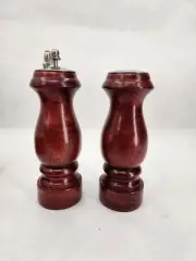 VNTG Catalina Classic Quality Salt & Pepper Mill Set Walnut Finish Keyaki Wood