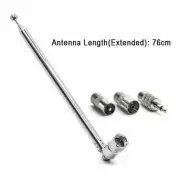 F-Type Radio FM Antenna Telescopic Aerial 3.5mm Connector Adapter for Bose Wave