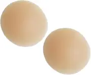 [Holibanna] Silicone Nipples Stickers for Women Invisible Chest Pads Bump Design Comfortable Skin Friendly Adhesive for All Occasions