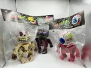 Oculus Orbus Skull Face Hornhead MadBalls Sofubi Medicom Toy FULL SET!!