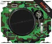 Technics SL-1210 MK2 Skin | Green Camo | Protective Decal | StyleFlip Skins