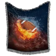 Cool Water vs Fire Football Ball Throws