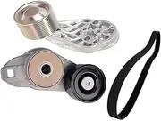 Timing Chain Tensioner Fit for Volvo D13 Engine Excavator Accessories Parts Replacement Grooves Fan Tensioner Set 21714847 20582558 20582557 Adjuster Tensioner Rod