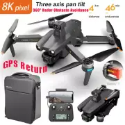 GPS 5G WiFi FPV Drone HD 8K Dual Camera RC Quadrotor Foldable Follow Me Drones