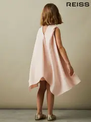 Reiss Pink Shauna 9-13 yrs High-Neck Drape Back Dress (E26337) | $175