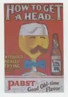Pabst Blue Ribbon Beer - Large Metal Beer Fridge Magnet - How to get a Head 4x6"