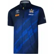 North Queensland Cowboys NRL Mens Players Sublimated Polo ISC BNWTS