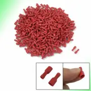 1000pcs FDFD1.25-187 Fully Insulated Spade Crimp Terminal Cable Lug 22-16 AWG✦KD