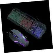 Angoily 1Set Wireless Keyboard and Mouse Mini Keyboard with Numeric Keypad and Wireless Mouse and for Laptops and Notebooks