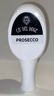 NEW Ca’ Del Doge Prosecco Tap Handle Marker 6.5” IN BOX Italian Sparkling Wine