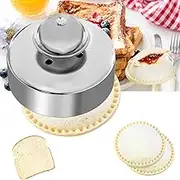 Toastie Maker, Sandwich Cutters and Sealer Uncrustables Maker Stainless Steel 9CM Sandwich Bread Wrap Maker,Creative Kitchen Gadgets Lunchbox, Designed for Low Calorie Thin Bread